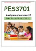 PES3701 ASS 3 SEME 1 2023 Answers