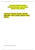 I Human Rachel Hardy; Breast Disorder case study Latest (may 2023).