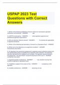 USPAP 2023 Test Questions with Correct Answers 