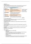 "Business objectives" (Theme 1: A level Business Edexcel)