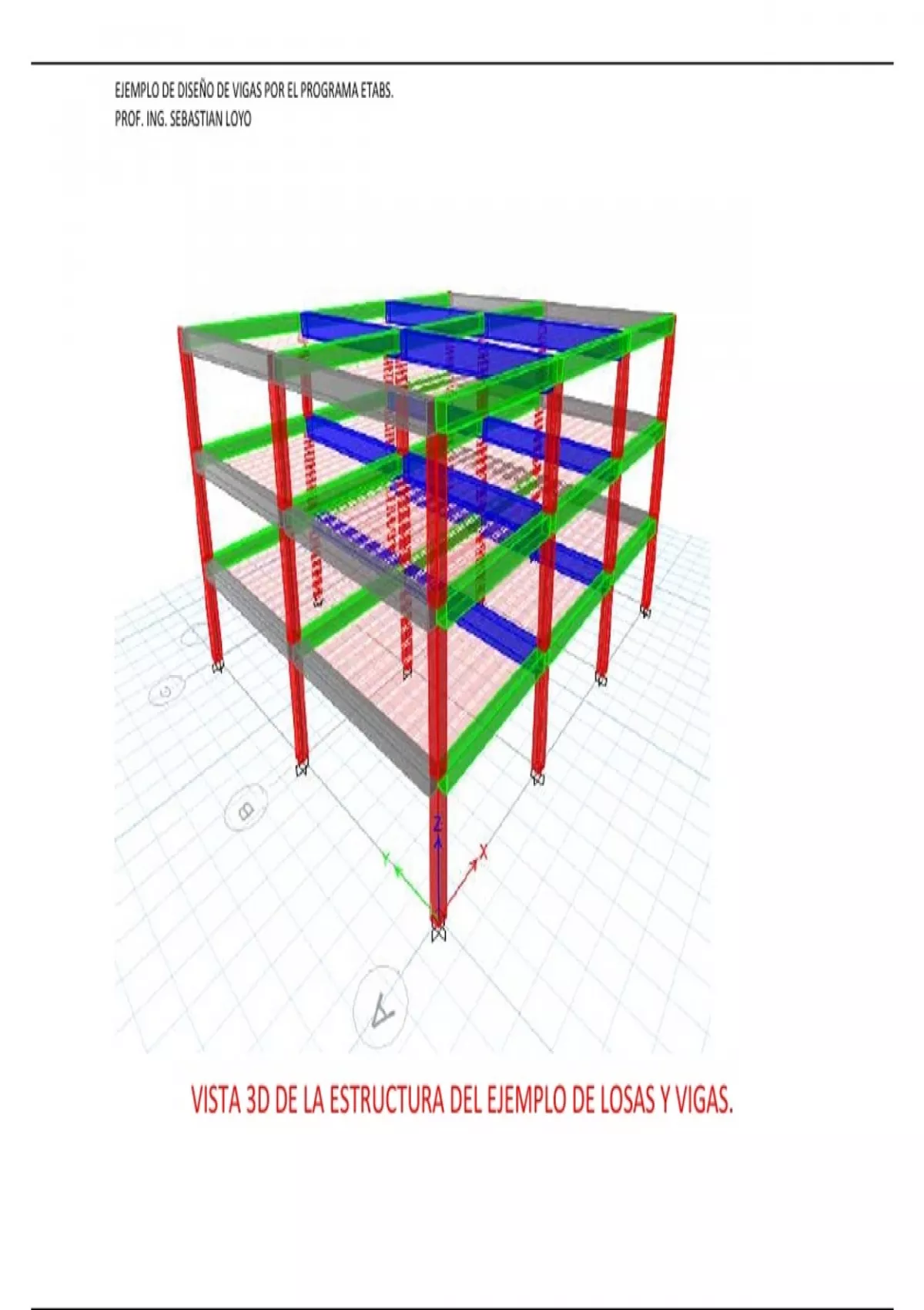 Ejemplo Con Programa Etabs DiseÑo De Vigas De Concreto Armado Hormigon Reforzado Stuvia Es 4812