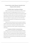 NURSFPX 4900 Assessment 1: Assessing the Problem: Leadership, Collaboration, Communication, Change Management, and Policy Considerations