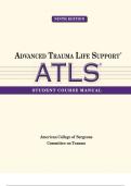 Advanced Trauma Life Support ATLS STUDENT COURSE MANUAL NINTH EDITION