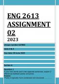 ENG2613 ASSIGNMENT 2  2023