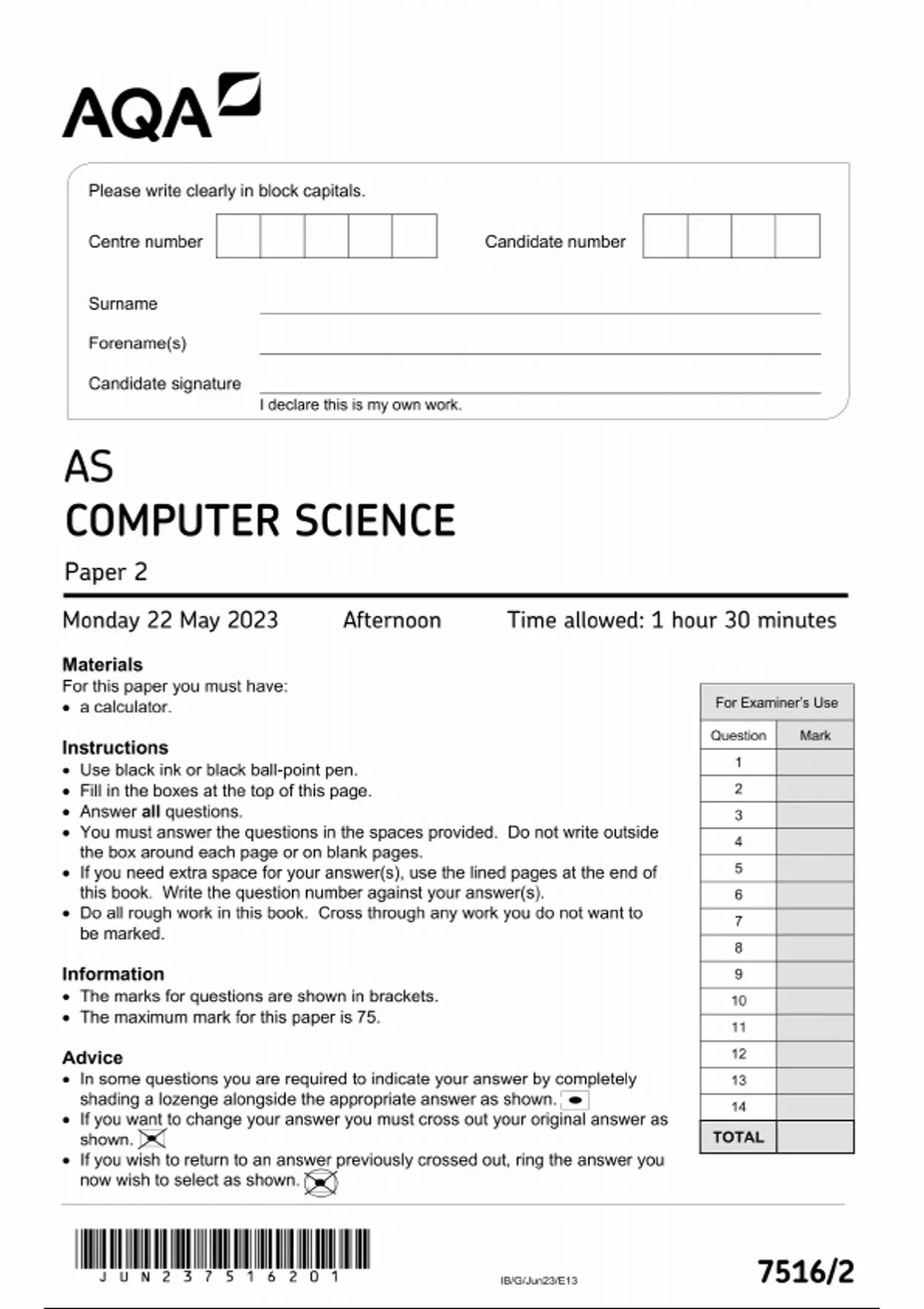 aqa-as-computer-science-paper-2-2023-question-paper-aqa-as-computer