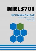 MRL3701 Exam Pack 2025 [Updated]