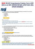 NEW!!! RN VATI Comprehensive Predictor Form A 2019 (180 Q & A) 100% VERIFIED RETAKE LATEST 2023-2024 UPDATE GRADEDA+