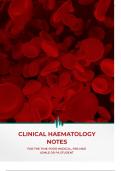 Clinical Hematology Masterclass: Comprehensive Study Notes for Aspiring Medical Professionals