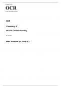 OCR A Level Chemistry A H432/03 MAY 2022 QUESTION PAPER - Unified chemistry