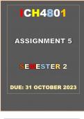 CHL2601 ASS--7.......RCE2601 ASS--2.......RDF2601 ASS--2 .... (COMPLETE ANSWERS)  2023 SEMETER 1