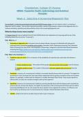 Chamberlain College Of Nursing NR503: Population Health, Epidemiology And Statistical Principles  Week 2:  Selecting A Screening/Diagnostic Tool