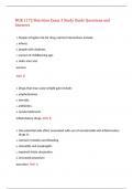 NUR 1172 Nutrition Exam 3 Study Guide Questions and Answers,100%CORRECT