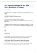 Microbiology Chapter 18 Test Bank Exam Questions & Answers