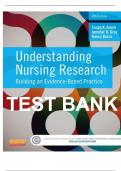 Test Bank for Understanding Nursing Research 6th edition by Grove |All chapters |complete Guide A+