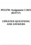 PES3701 Assignment 3 2023 (823757)