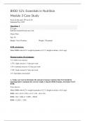 BIOD 121 Essentials in Nutrition Module 3 Case Study (GRADED A)