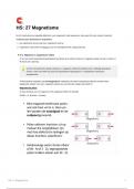 Samenvatting H27 Giancoli natuurkunde deel 2, fysica magnetisme