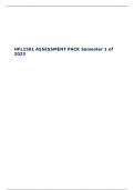 HFL1501 ASSESSMENT PACK Semester 1 of 2023