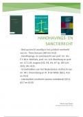 Handhavings- en sanctierecht samenvatting