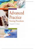 TEST BANK FOR ADVANCED PRACTICE NURSING PROCEDURES BY MARGARET R. COLYAR