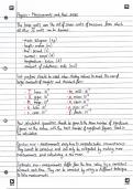 A Level Physics Summary Notes - Measurements and Errors