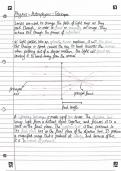 A Level Physics Summary Notes - Astrophysics