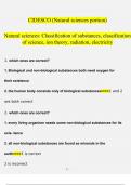 ALL CIDESCO QUESTIONS AND ANSWERS 2023/CIDESCO Question Bank/CIDESCO Exam Prep Questions And Answers 2023/ CIBTAC AND CIDESCO EXAMS//CIBTAC/CIDESCO BEAUTY SERVICES PAPER/CIDESCO: Cytology & Histology/Cidesco mcqs 5 Questions And Answers/Cidesco Questions