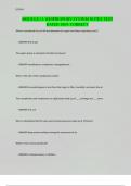 MODULE 11: RESPIRATORY SYSTEM NOTES TEST RATED 100% CORRECT