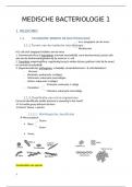 Samenvatting medische bacteriologie 1