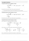 AQA AS Level Chemistry Organic Reaction Summary