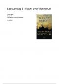 Uitgebreid Boekverslag Nacht over Westwoud (Wanda Reisel)