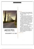 AED3701 ASSIGNMENT 2 S1 2023