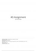 4D Assignments criterias met