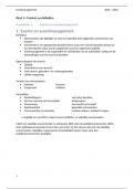 Samenvatting -  Eventmanagement