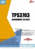TPS3703 Assignment Bundle 2023
