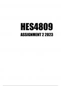 HES4809 ASSIGNMENT_2___Due_Date_27_July_2022( ANSWERS)