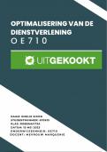 OE710: Uitwerkingen tentamen optimalisering van de dienstverlening