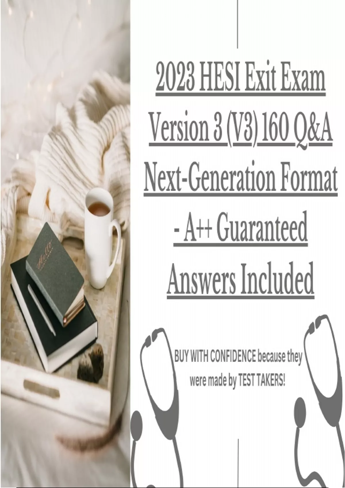 2023 HESI Exit Exam Version 3 (V3) 160 Q&A NextGeneration Format A++