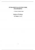 Fundamentals of Polymer Engineering 3rd Edition By  Anil Kumar, Rakesh  Gupta (Solution Manual)