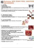 Rasmussen MCN EXAM 3 FINAL QUESTIONS AND ANSWERS