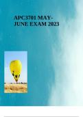 APC3701 MAY- JUNE EXAM 2023.