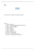 IIR class notes 1st year IRO