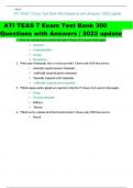 ATI TEAS 7 Exam Test Bank 300  Questions with Answers | 2022 update