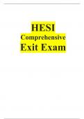 HESI Comprehensive  Exit Exam