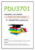 PDU3701 ASS 3 SEME 1 2023 Answers