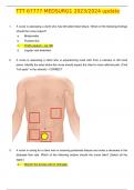 TTT 67777 MEDSURG1 Questions & Answers 2023/2024 update 