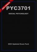 PYC3701 Exam Pack 2025 [Updated]