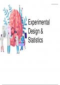 Summary -  Experimental Design and Statistics (RES202)