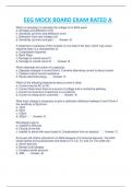 EEG MOCK BOARD MULTIPLE EXAM QUESTIONS AND ANSWERS RATED A