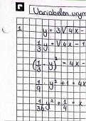 Samenvatting Getal en Ruimte 1 vwo deel 2 Hoofdstuk 14 Variabelen vrijmaken -  Wiskunde A
